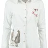 OS-Trachten Trachtenbluse Trynlo In Weiß