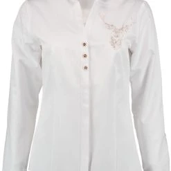 OS-Trachten Trachtenbluse Unazo In Weiß -Dirndl Geschäft os trachten trachtenbluse unazo in weiss 2