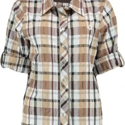 OS-Trachten Trachtenbluse Vebie In Hellbraun -Dirndl Geschäft os trachten trachtenbluse vebie in hellbraun 2