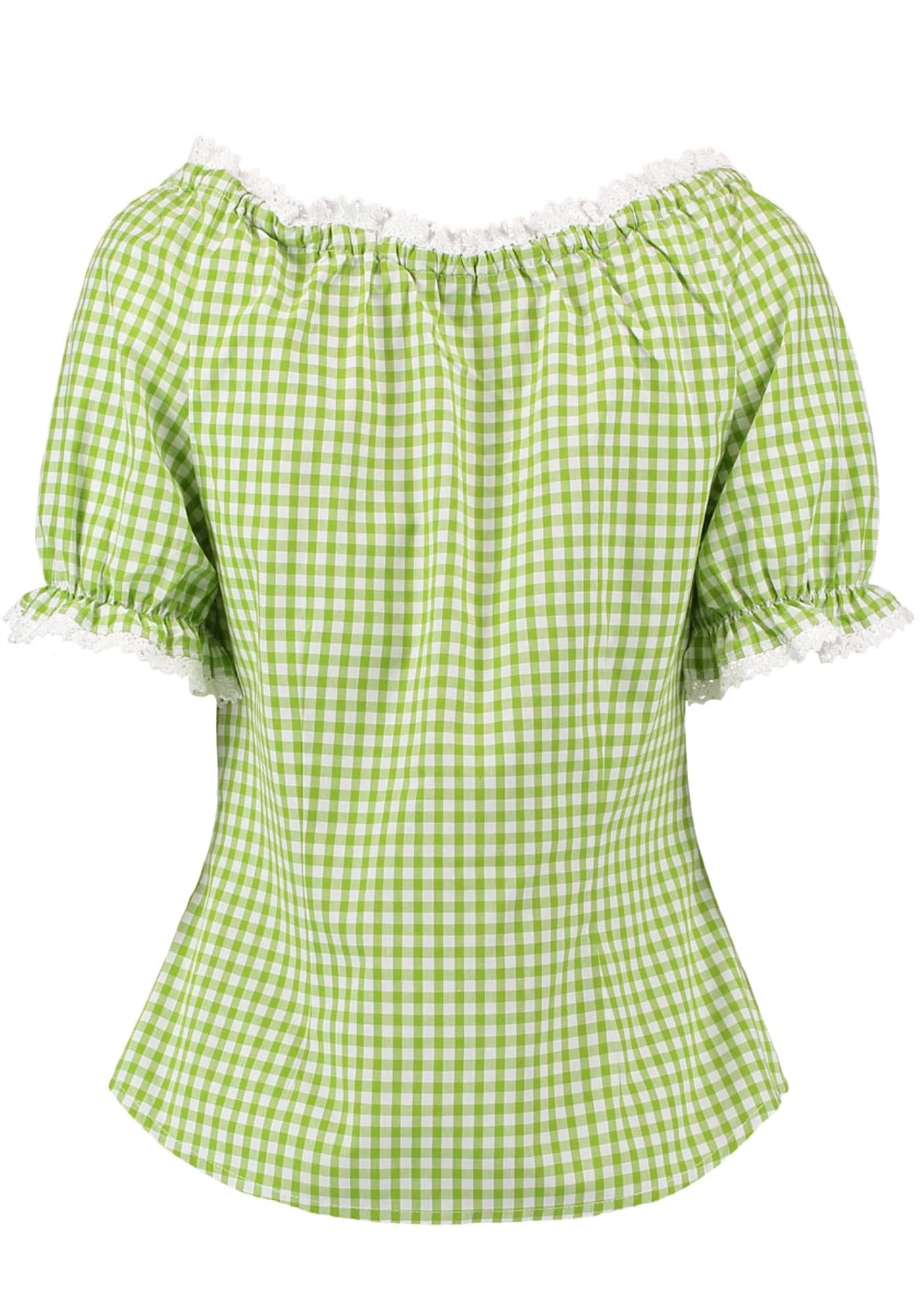 OS-Trachten Trachtenbluse Viwod In Giftgrün 6 OS-Trachten Trachtenbluse Viwod In Giftgrün – Bild 4