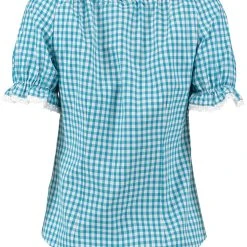 OS-Trachten Trachtenbluse Viwod In Türkis -Dirndl Geschäft os trachten trachtenbluse viwod in turkis 3