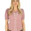 OS-Trachten Trachtenbluse Zamara In Mittelrot 2 OS-Trachten Trachtenbluse Zamara In Mittelrot -Dirndl Geschäft os trachten trachtenbluse zamara in mittelrot