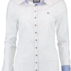 OS-Trachten Trachtenbluse Zejazi In Weiß