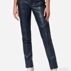 RICANO Lederhose Donna In Blau