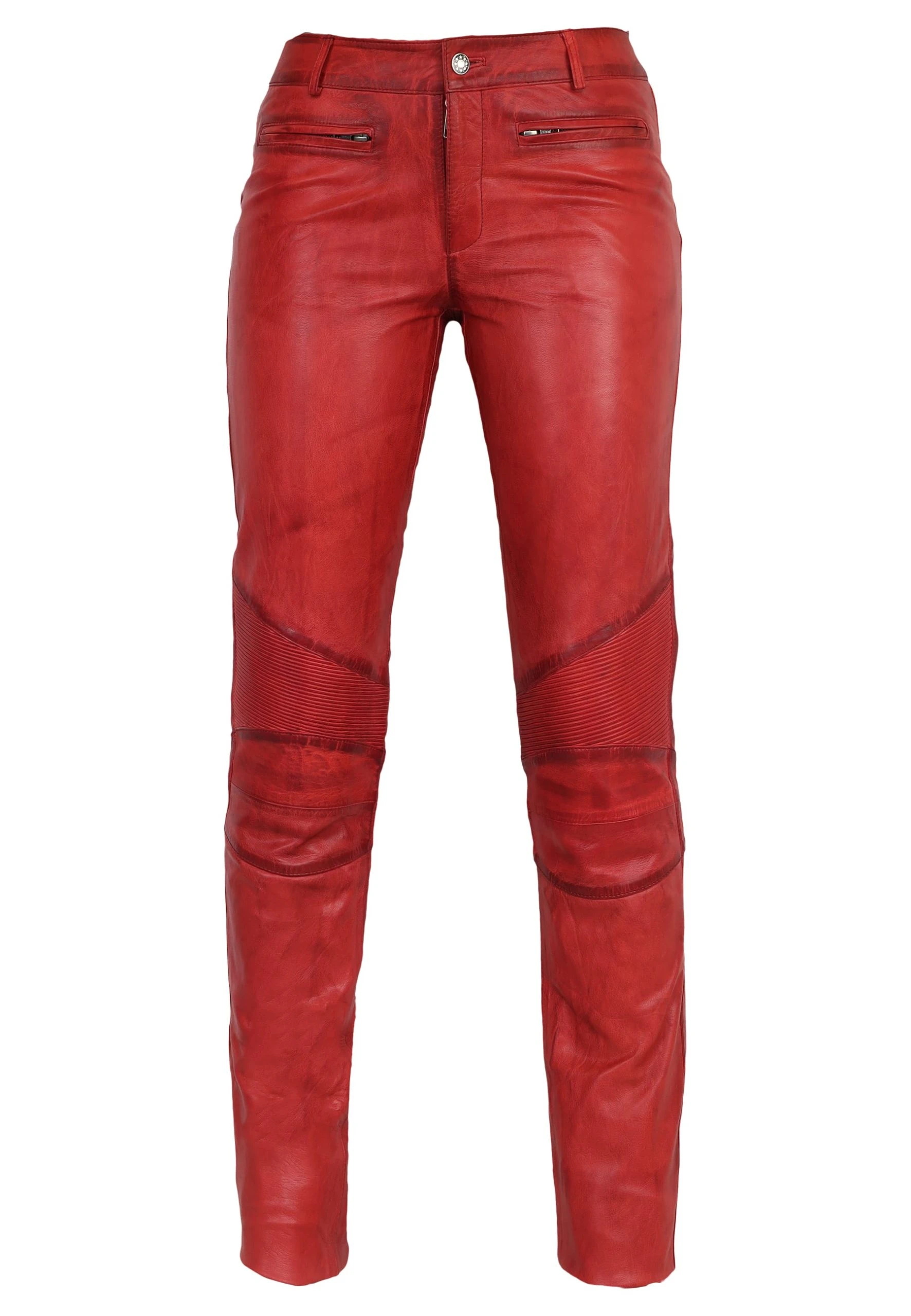 RICANO Lederhose Donna In Rot 8 RICANO Lederhose Donna In Rot – Bild 6