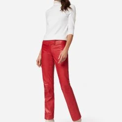 RICANO Lederhose Low Cut In Rot 8 RICANO Lederhose Low Cut In Rot -Dirndl Geschäft ricano lederhose low cut in rot 1 scaled