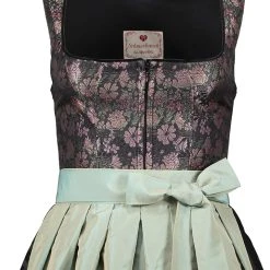 Schmuckstück By Alpenherz Dirndl "Arissa" In Schwarz/ Mint -Dirndl Geschäft schmuckstuck by alpenherz dirndl arissa in schwarz mint 2