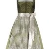 Schmuckstück By Alpenherz Dirndl In Khaki -Dirndl Geschäft schmuckstuck by alpenherz dirndl in khaki