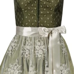 Schmuckstück By Alpenherz Dirndl In Khaki -Dirndl Geschäft schmuckstuck by alpenherz dirndl in khaki 2