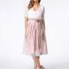 Schmuckstück By Alpenherz Dirndl In Rosé/ Hellgrau -Dirndl Geschäft schmuckstuck by alpenherz dirndl in rose hellgrau