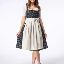 Schmuckstück By Alpenherz Dirndl In Schwarz/ Beige -Dirndl Geschäft schmuckstuck by alpenherz dirndl in schwarz beige 4