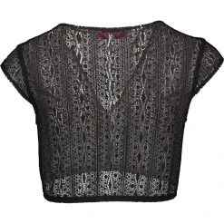 Schmuckstück By Alpenherz Dirndlbluse "Felicitas" In Schwarz -Dirndl Geschäft schmuckstuck by alpenherz dirndlbluse felicitas in schwarz 1