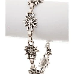 Schuhmacher Armband AB7001 Altsilber Edelweiss -Dirndl Geschäft schuhmacher armband ab7001 altsilber edelweiss 2
