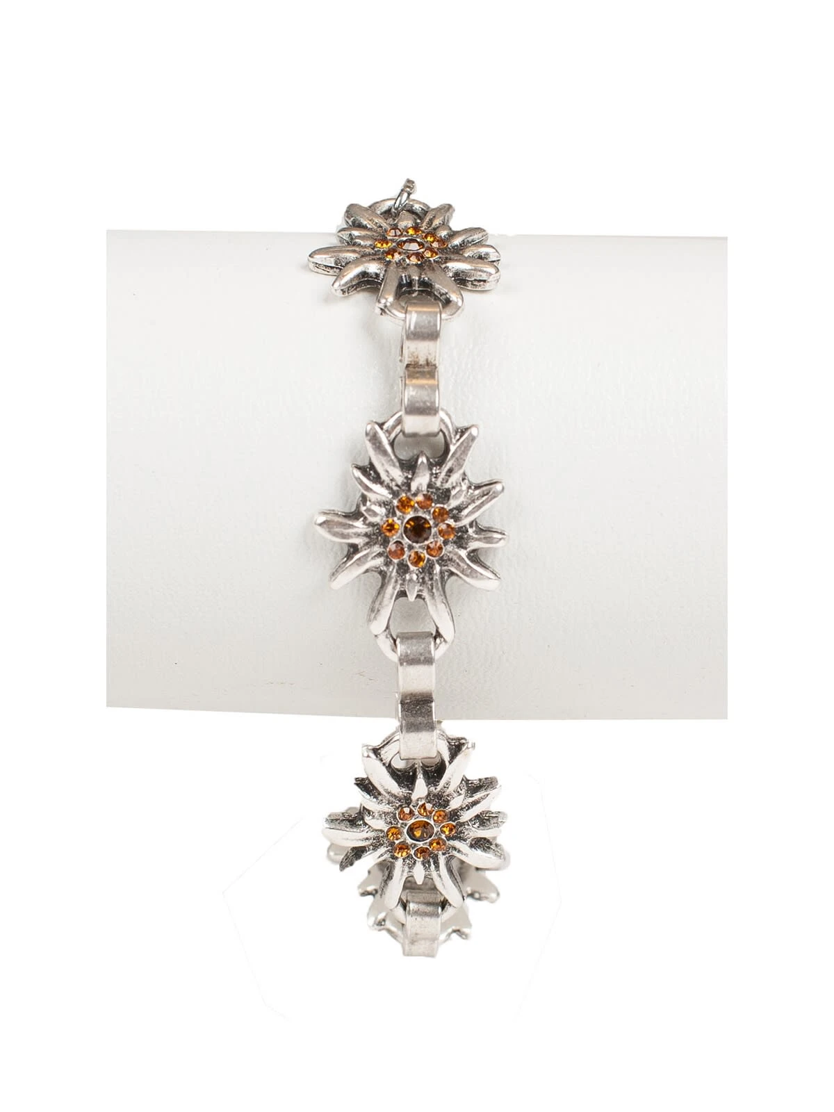 Schuhmacher Armkette AB9197 EDW Mit Steine Braun 4 Schuhmacher Armkette AB9197 EDW Mit Steine Braun – Bild 2