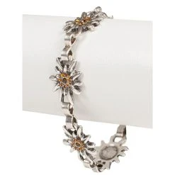 Schuhmacher Armkette AB9197 EDW Mit Steine Braun