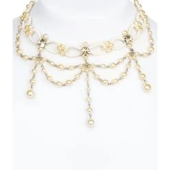 Schuhmacher Glasperlencollier 12223 Campagner