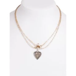 Schuhmacher Halskette 2 Reihig Aus Perlen, 13007 Beige