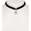 Schuhmacher Halskette 9197 Samtband Edelweiss, Schwarz 2 Schuhmacher Halskette 9197 Samtband Edelweiss, Schwarz -Dirndl Geschäft schuhmacher halskette 9197 samtband edelweiss schwarz