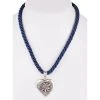 Schuhmacher Halskette K100 Kordel Herz Mit Edelweiss Marine -Dirndl Geschäft schuhmacher halskette k100 kordel herz mit edelweiss marine