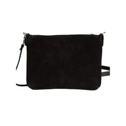 Schuhmacher Leder Trachtentasche TA30540, Metallherz, Schwarz -Dirndl Geschäft schuhmacher leder trachtentasche ta30540 metallherz schwarz 2