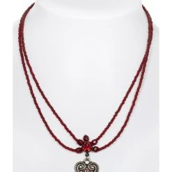 Schuhmacher Perlenhalskette 2 Reihig Perlen 13007 Bordeaux