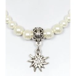 Schuhmacher Perlenkette 14007 Perle Mit Edelweiss -Dirndl Geschäft schuhmacher perlenkette 14007 perle mit edelweiss 1