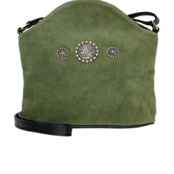 Schuhmacher Trachten Dirndltasche TA30910 Edelweiss Oliv