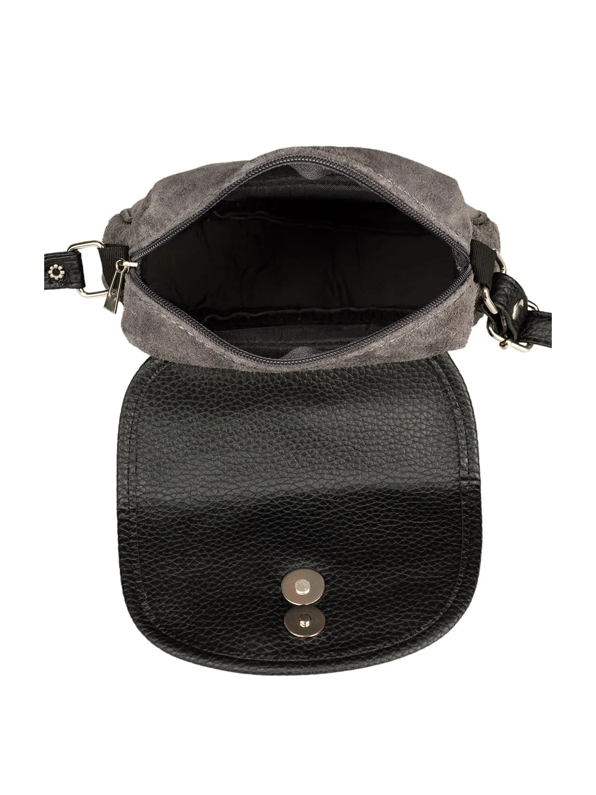 Schuhmacher Trachtentasche TA3000 Veloursleder, Grau 7 Schuhmacher Trachtentasche TA3000 Veloursleder, Grau – Bild 5
