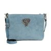 Schuhmacher Wildleder Trachtentasche TA30540 Metallherz, Graublau -Dirndl Geschäft schuhmacher wildleder trachtentasche ta30540 metallherz graublau
