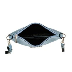 Schuhmacher Wildleder Trachtentasche TA30540 Metallherz, Graublau -Dirndl Geschäft schuhmacher wildleder trachtentasche ta30540 metallherz graublau 4