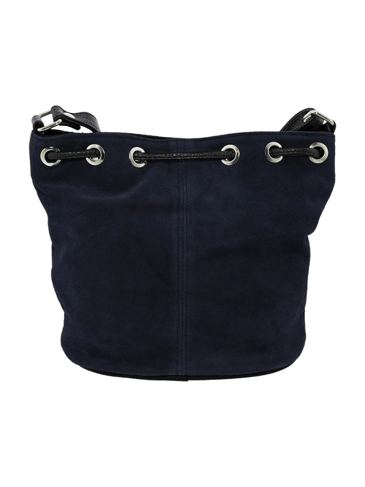 Schuhmacher Wildlederbeutel TA30210 Mit Metallherz, Marine 7 Schuhmacher Wildlederbeutel TA30210 Mit Metallherz, Marine – Bild 5