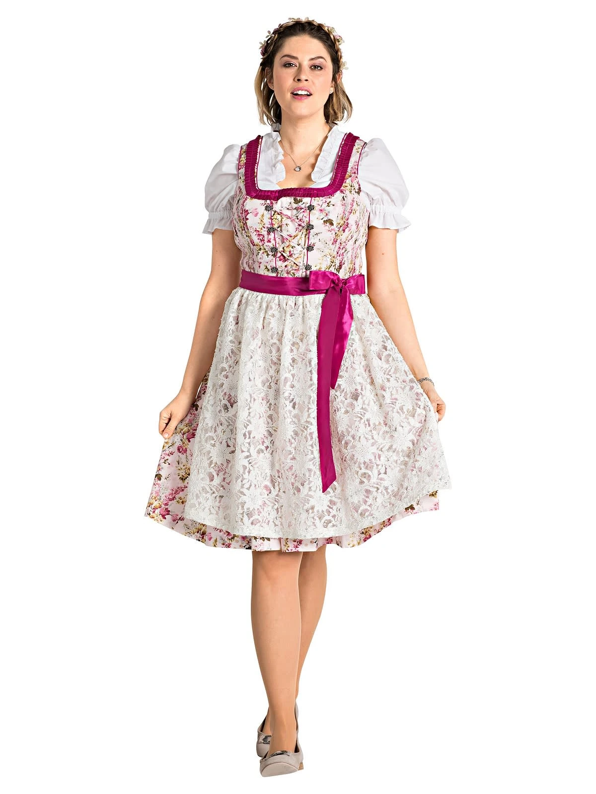 Sheego Dirndl In Pink 3 Sheego Dirndl In Pink