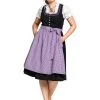 Sheego Dirndl In Schwarz-lila -Dirndl Geschäft sheego dirndl in schwarz lila