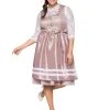 Sheego Dirndl In Zartrosa -Dirndl Geschäft sheego dirndl in zartrosa