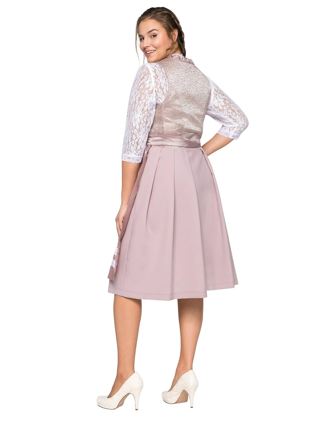 Sheego Dirndl In Zartrosa 5 Sheego Dirndl In Zartrosa – Bild 3
