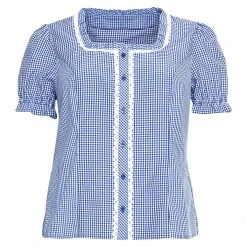 Sheego Trachtenbluse In Marine-weiß -Dirndl Geschäft sheego trachtenbluse in marine weiss 4
