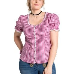 Sheego Trachtenbluse In Pink