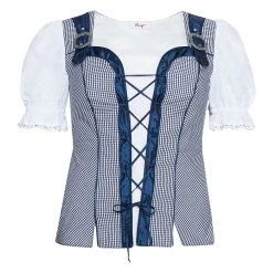 Sheego Trachtenbluse In Royalblau-weiß 11 Sheego Trachtenbluse In Royalblau-weiß -Dirndl Geschäft sheego trachtenbluse in royalblau weiss 4