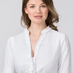 Stockerpoint Bluse "Adriette" In Weiss