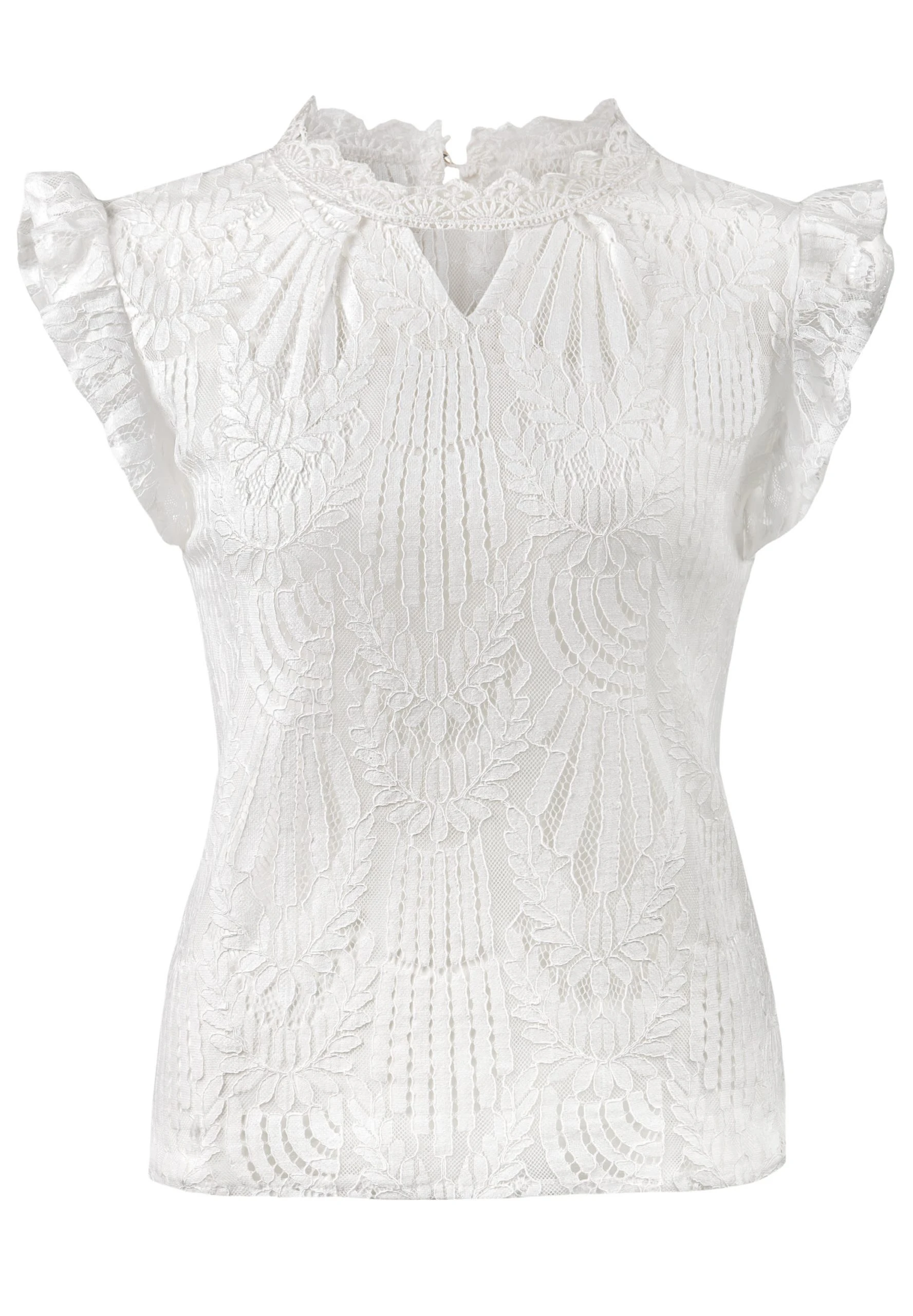 Stockerpoint Bluse "Bea" In Weiss 2 Stockerpoint Bluse "Bea" In Weiss
