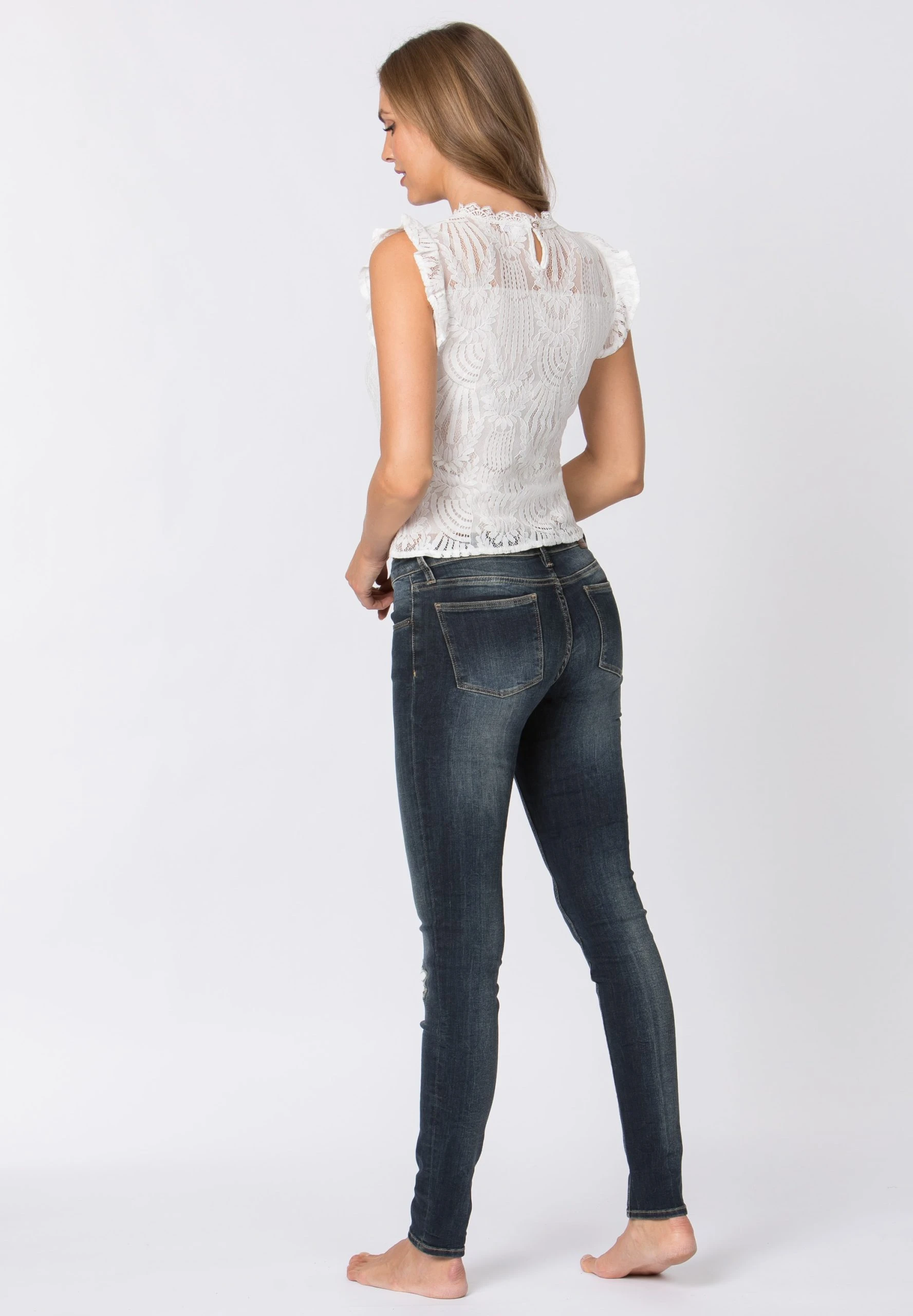 Stockerpoint Bluse "Bea" In Weiss 4 Stockerpoint Bluse "Bea" In Weiss – Bild 3