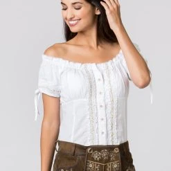 Stockerpoint Bluse "Salomea" In Weiss -Dirndl Geschäft stockerpoint bluse salomea in weiss 1 scaled