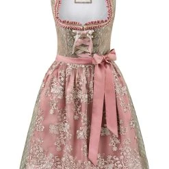 Stockerpoint Dirndl "Alice" In Beige/ Altrosa