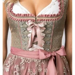 Stockerpoint Dirndl "Alice" In Beige/ Altrosa -Dirndl Geschäft stockerpoint dirndl alice in beige altrosa 5
