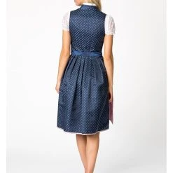 Stockerpoint Dirndl "Cynthia" In Dunkelblau/ Rosa -Dirndl Geschäft stockerpoint dirndl cynthia in dunkelblau rosa 2