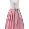 Stockerpoint Dirndl "Lilith" In Grau/ Rosa -Dirndl Geschäft stockerpoint dirndl lilith in grau rosa
