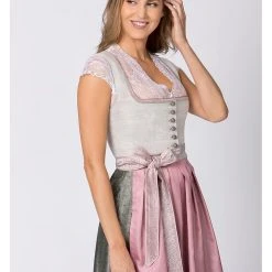 Stockerpoint Dirndl "Lilith" In Grau/ Rosa -Dirndl Geschäft stockerpoint dirndl lilith in grau rosa 4
