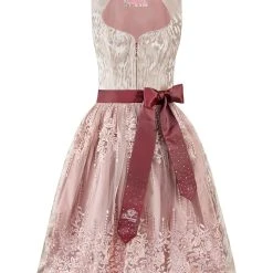 Stockerpoint Dirndl "Macie" In Beige/ Altrosa