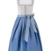 Stockerpoint Dirndl "Marla" In Hellgrau/ Blau -Dirndl Geschäft stockerpoint dirndl marla in hellgrau blau
