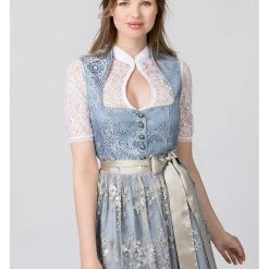 Stockerpoint Dirndl "Odina" In Hellblau/ Hellgrau -Dirndl Geschäft stockerpoint dirndl odina in hellblau hellgrau 4